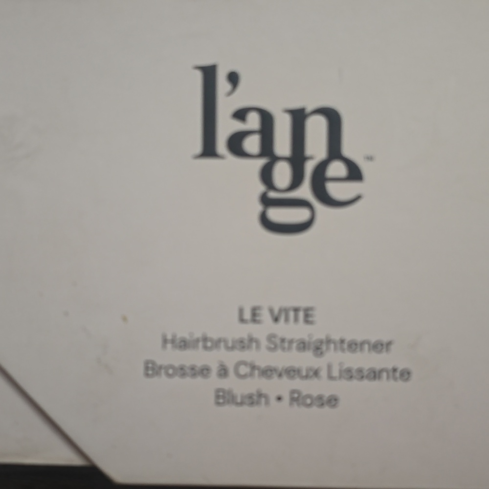 Lange Le Vite Blush Hairbrush Straightener